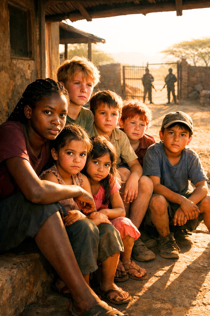 The seven children of The Compound