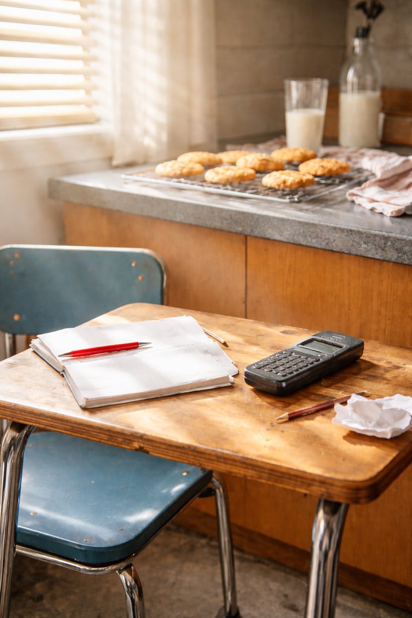Inside the compound kitchen
